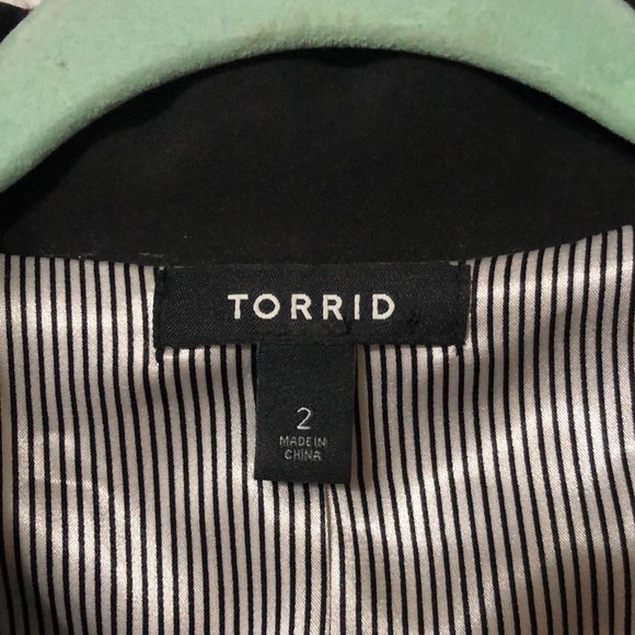 Torrid Black Blazer Size 2 - Picture 7 of 10